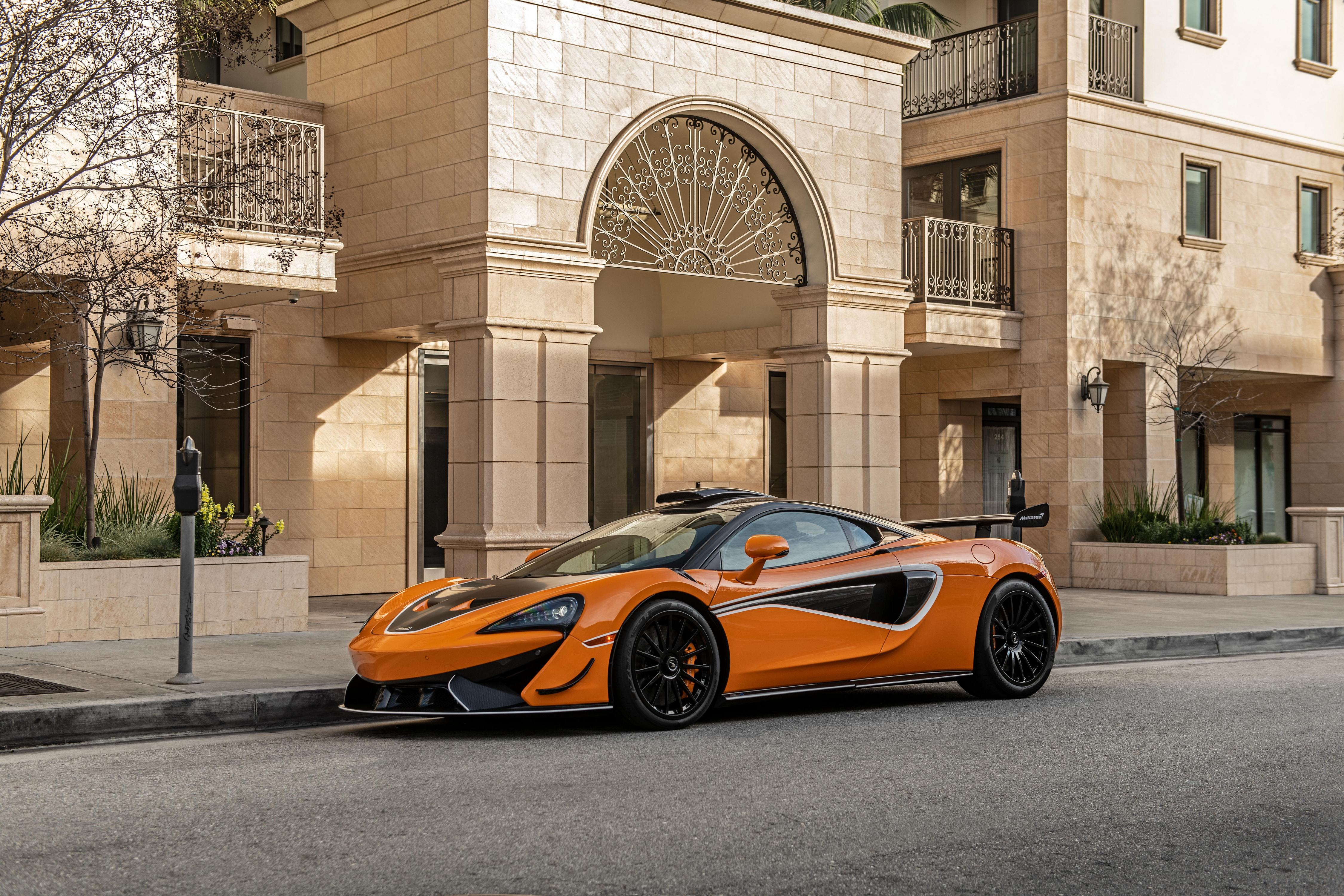 Images McLaren 620R, 2021 Orange auto Metallic 4500x3000 Cars automobile