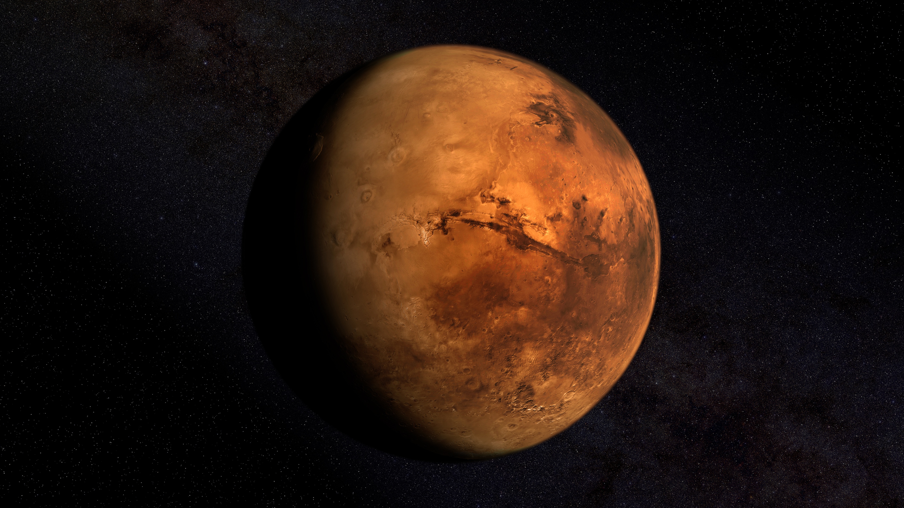 Bakgrunnsbilder Mars planet 3D grafikk det ytre rom Planeter Verdensrommet