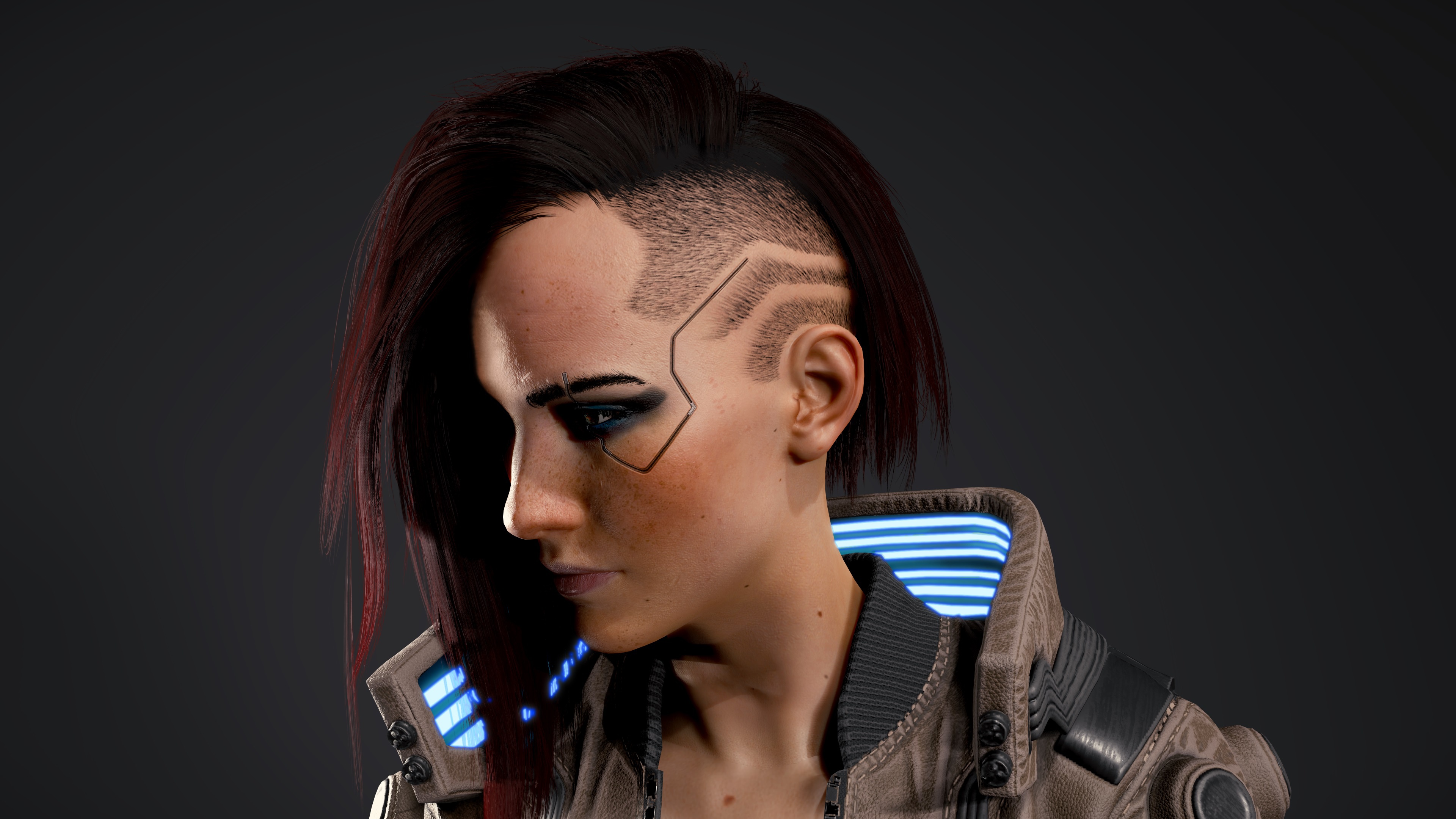 Pictures Cyberpunk 2077 Cyborg Haircut Face Hair Young 3840x2160   Cyberpunk 2077 Face Head Hairstyle Hair Cyborg 581131 3840x2160 