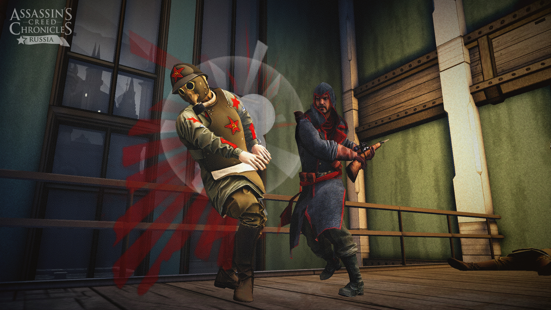 Photo Assassin'S Creed Chronicles Gas Mask Man Russia Two 1921080