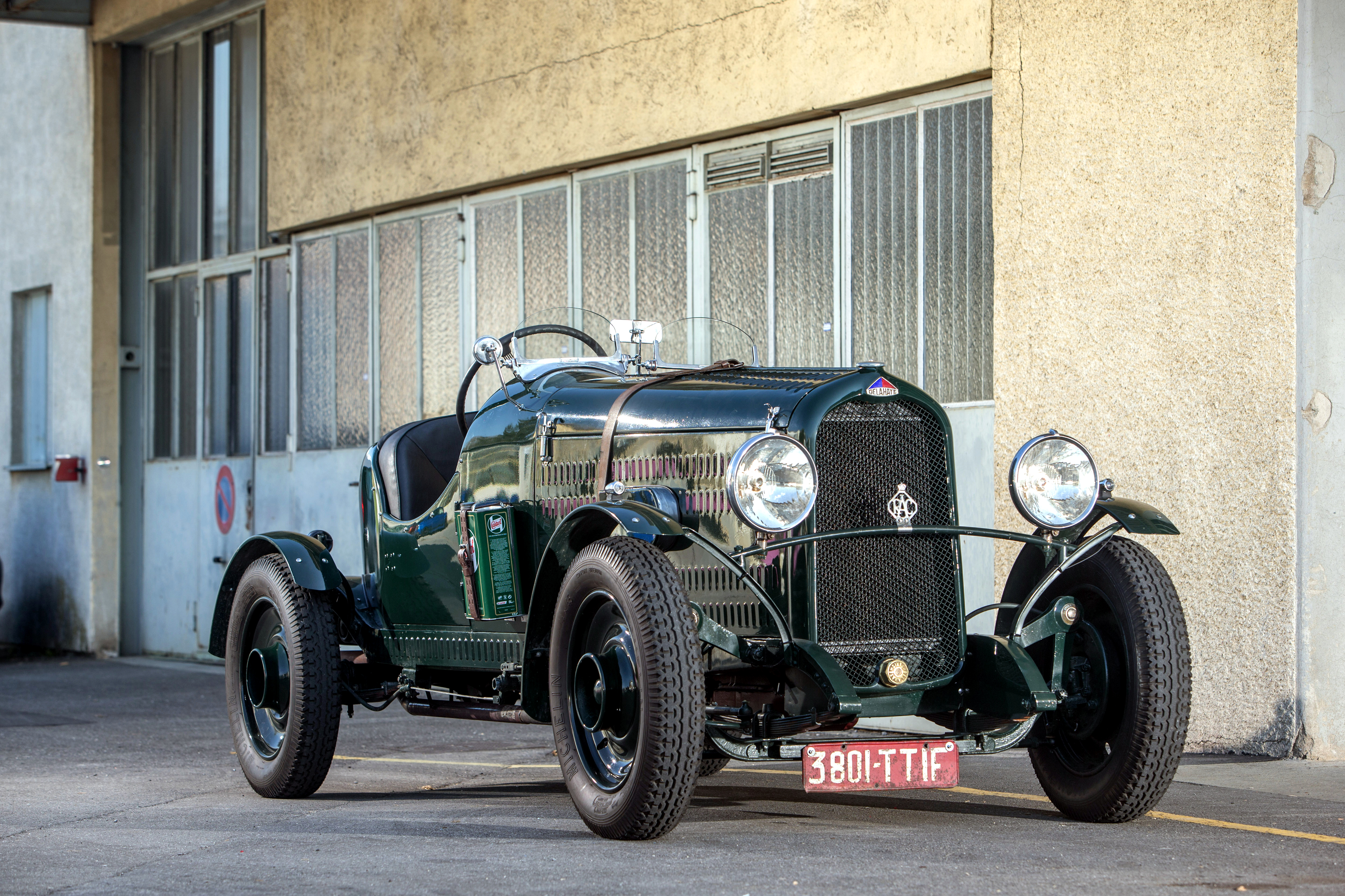 4096x2730，复古，1933 Delahaye 122 Brookland Special，綠色，金屬漆，汽车，