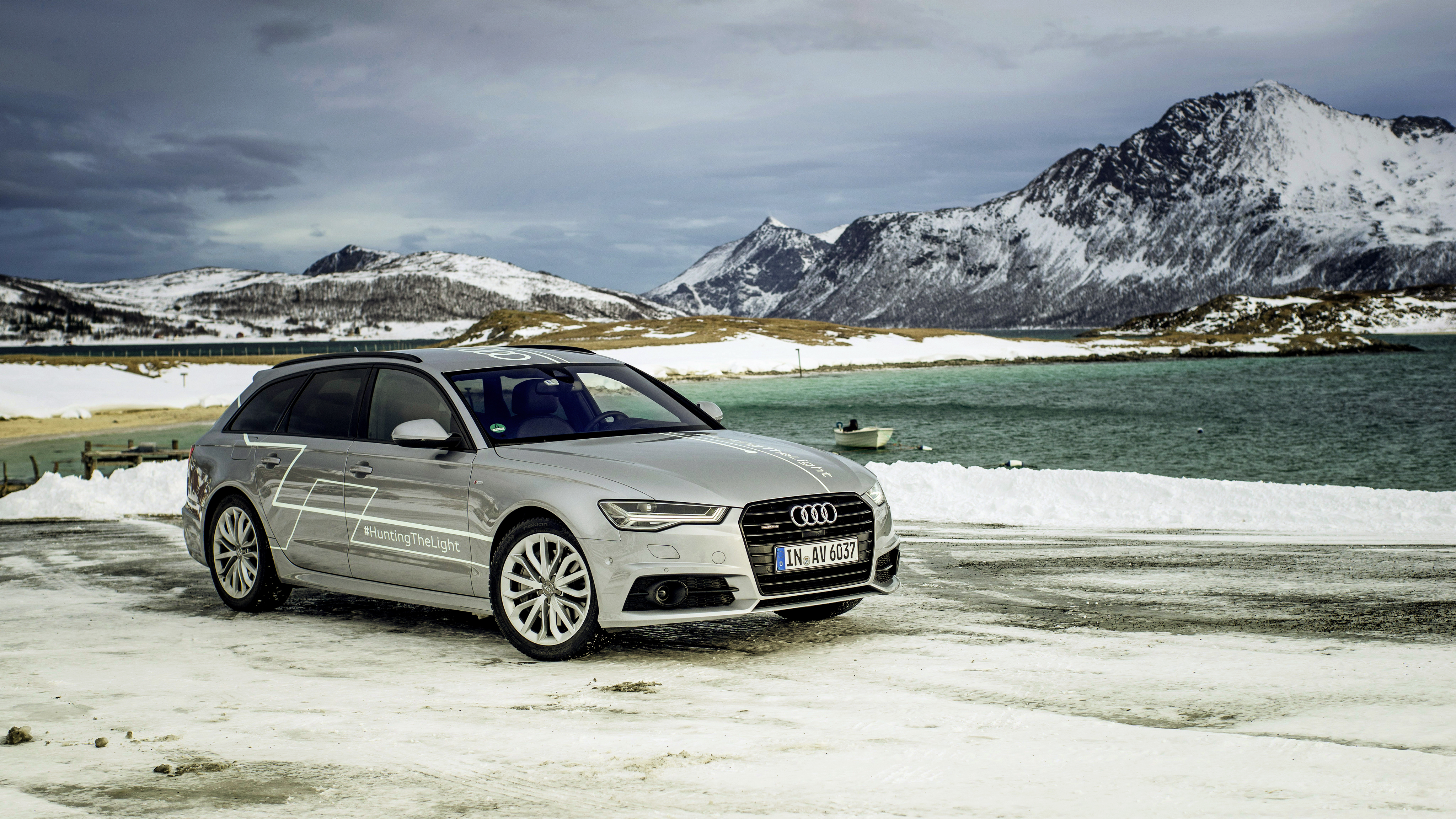 Wallpaper Audi Winter