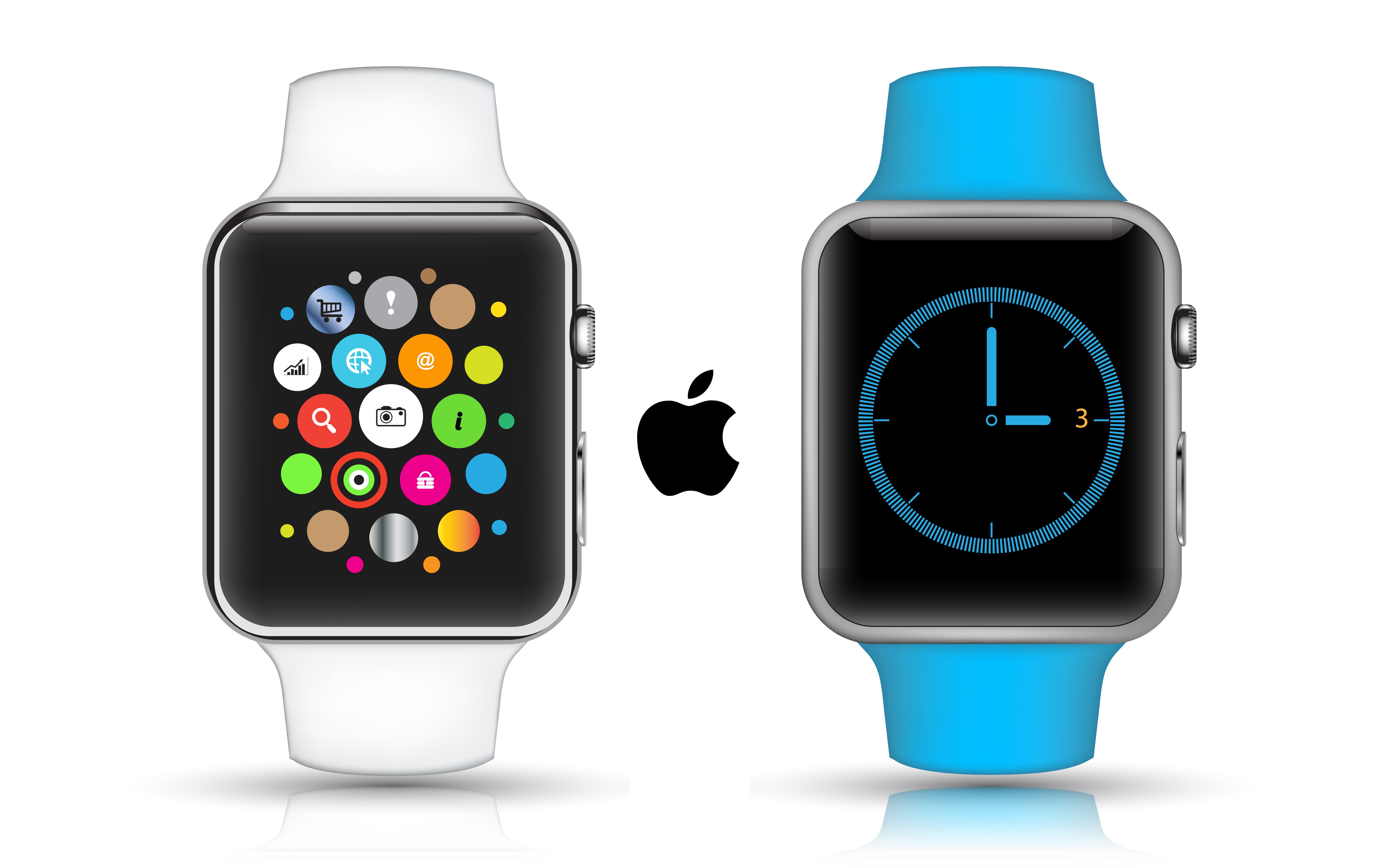 Fotos Apple Watch Armbanduhr Uhr Computers Weisser 62x3954