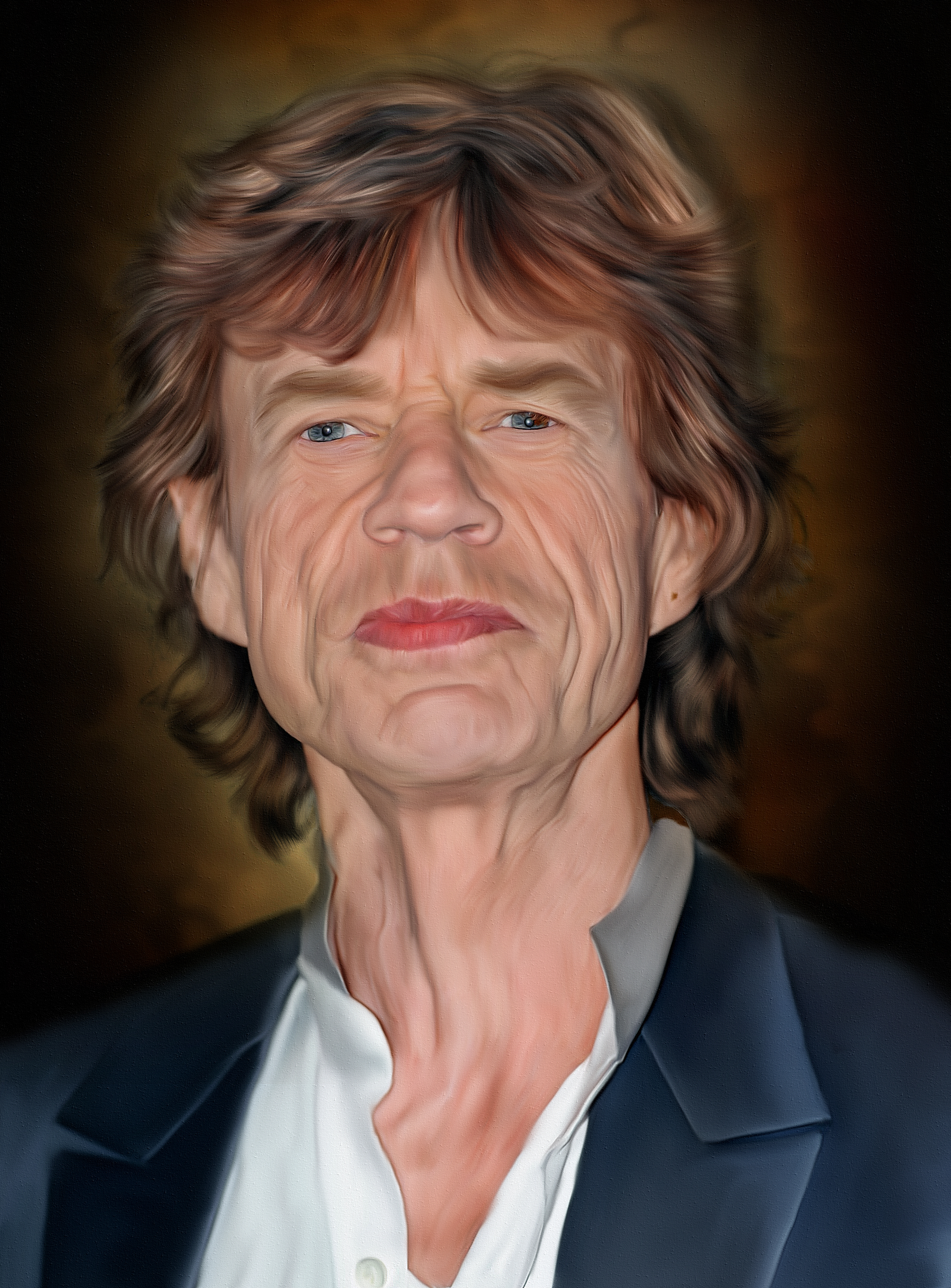 Обои для рабочего стола мужчина Mick Jagger, Rolling 2555x3460