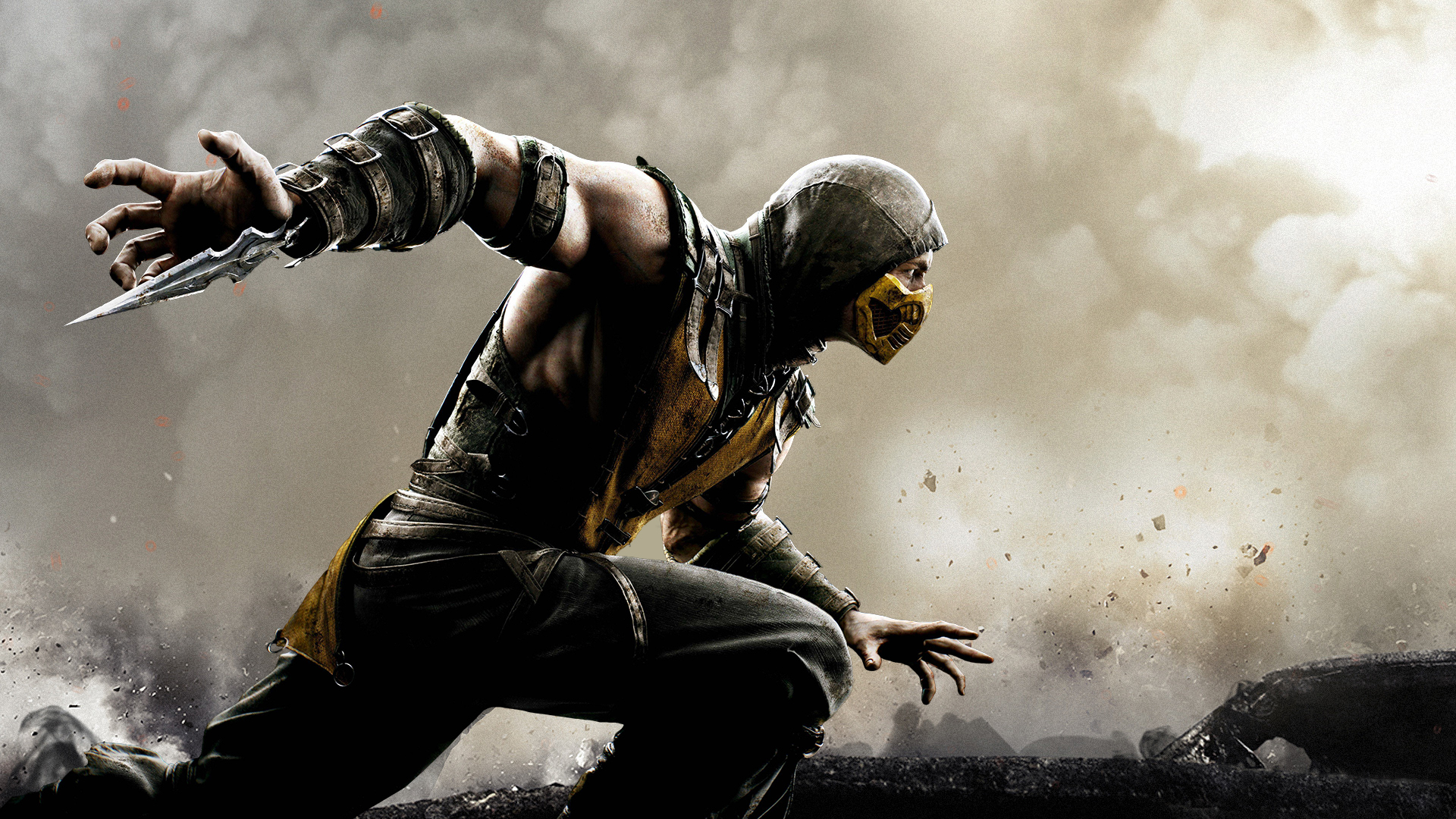 Fotos Von Mortal Kombat Mann Scorpion Spiele Hand Maske 1920x1080