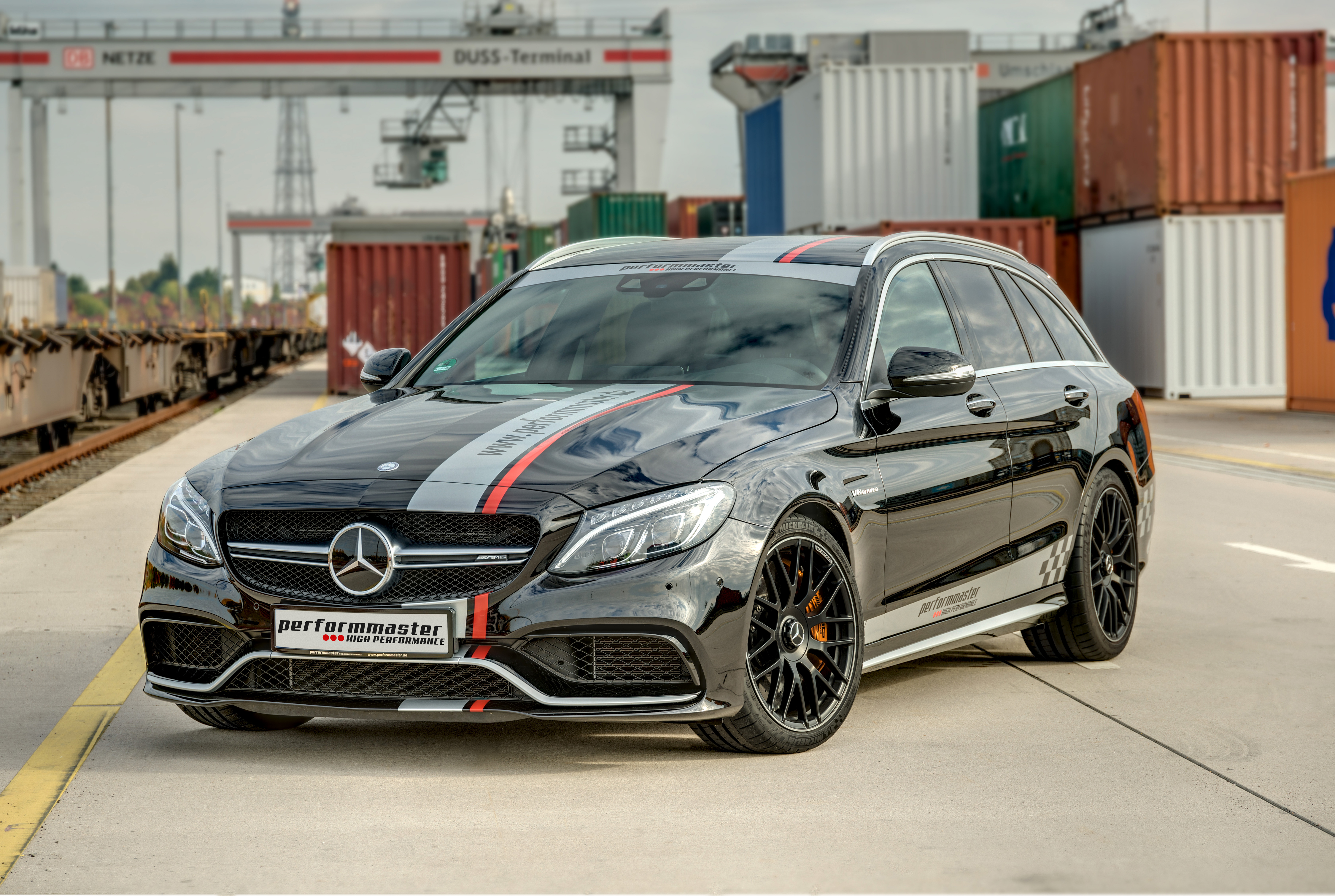 Обои для рабочего стола Тюнинг Mercedes-Benz 2015 AMG C63 4500x3020