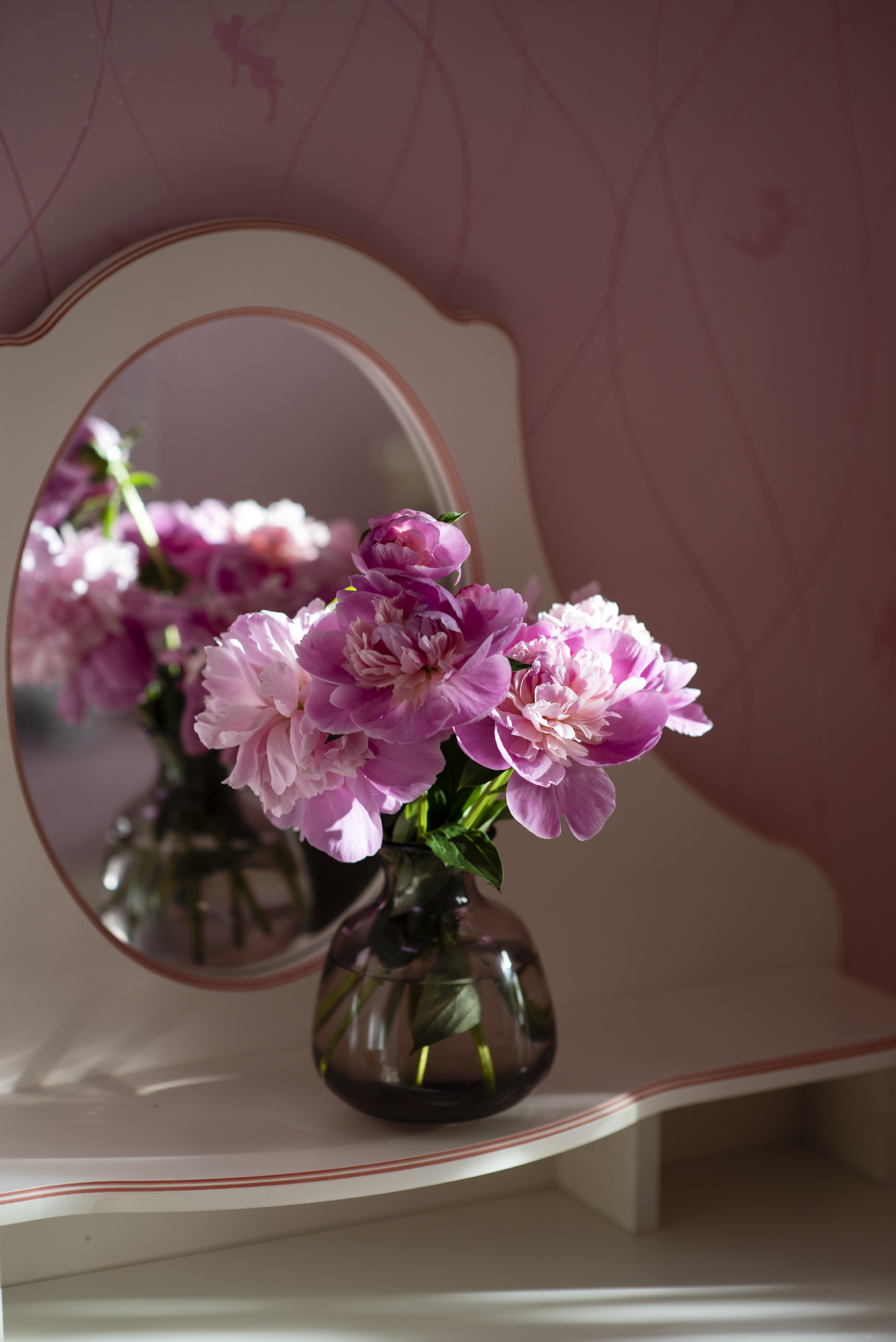 Desktop Hintergrundbilder Blüte Pfingstrosen Vase  für Handy Blumen