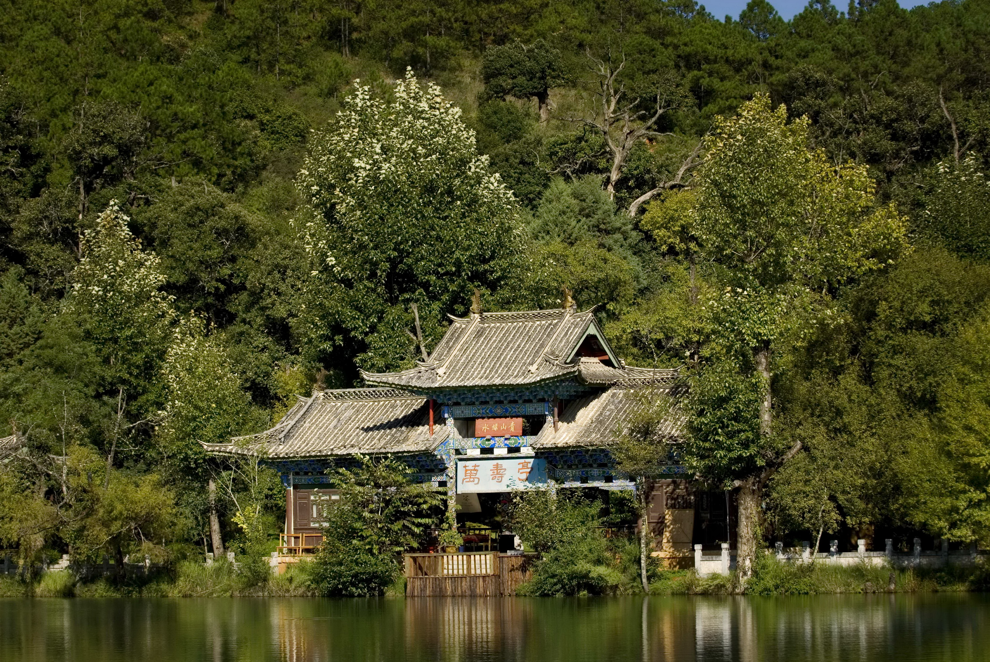 Фото Китай Lijiang Природа Дома 3456x2313