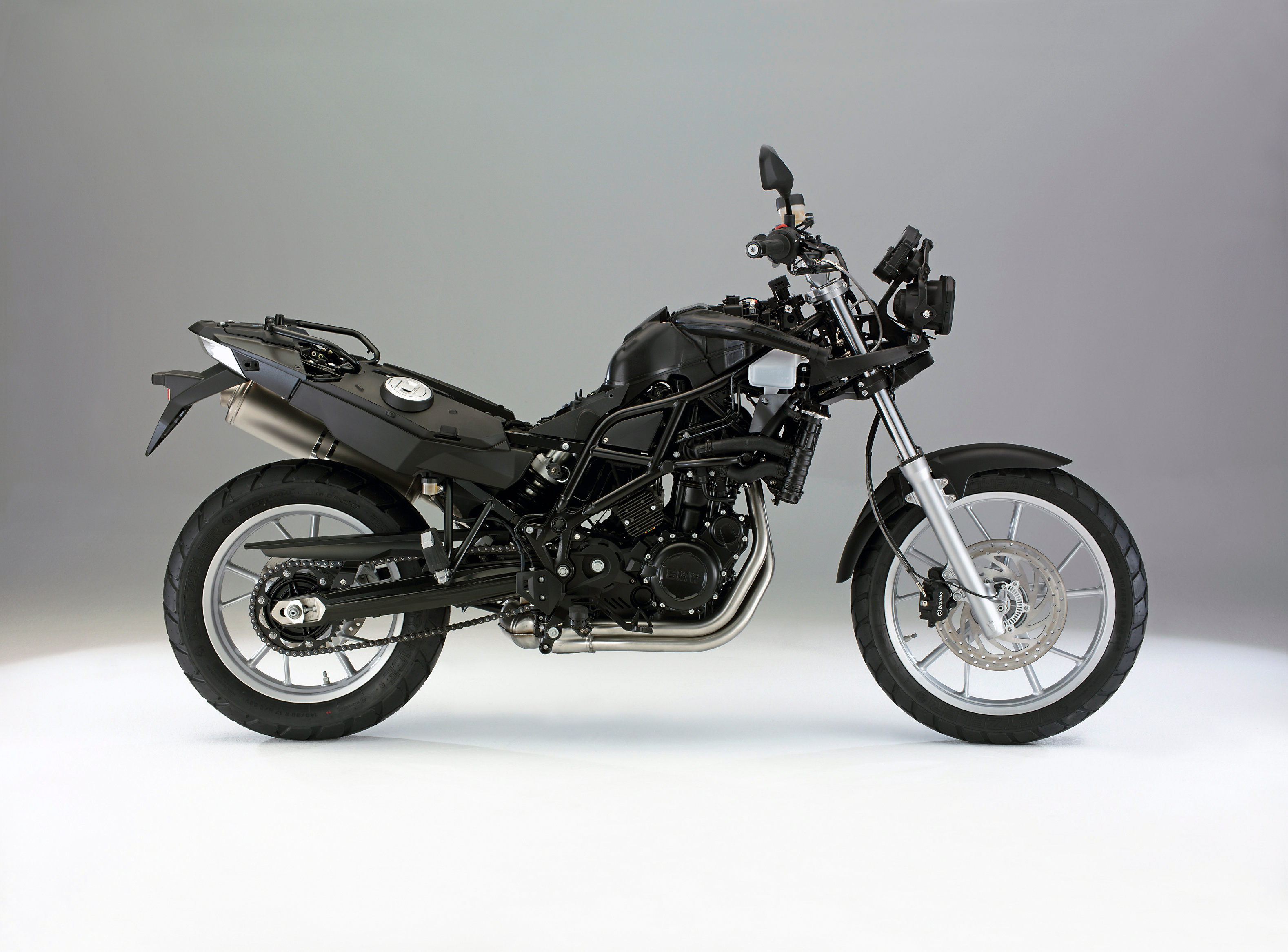 Sfondi BMW - Moto Nero motocicletta Vista laterale Moto motocicli Accanto