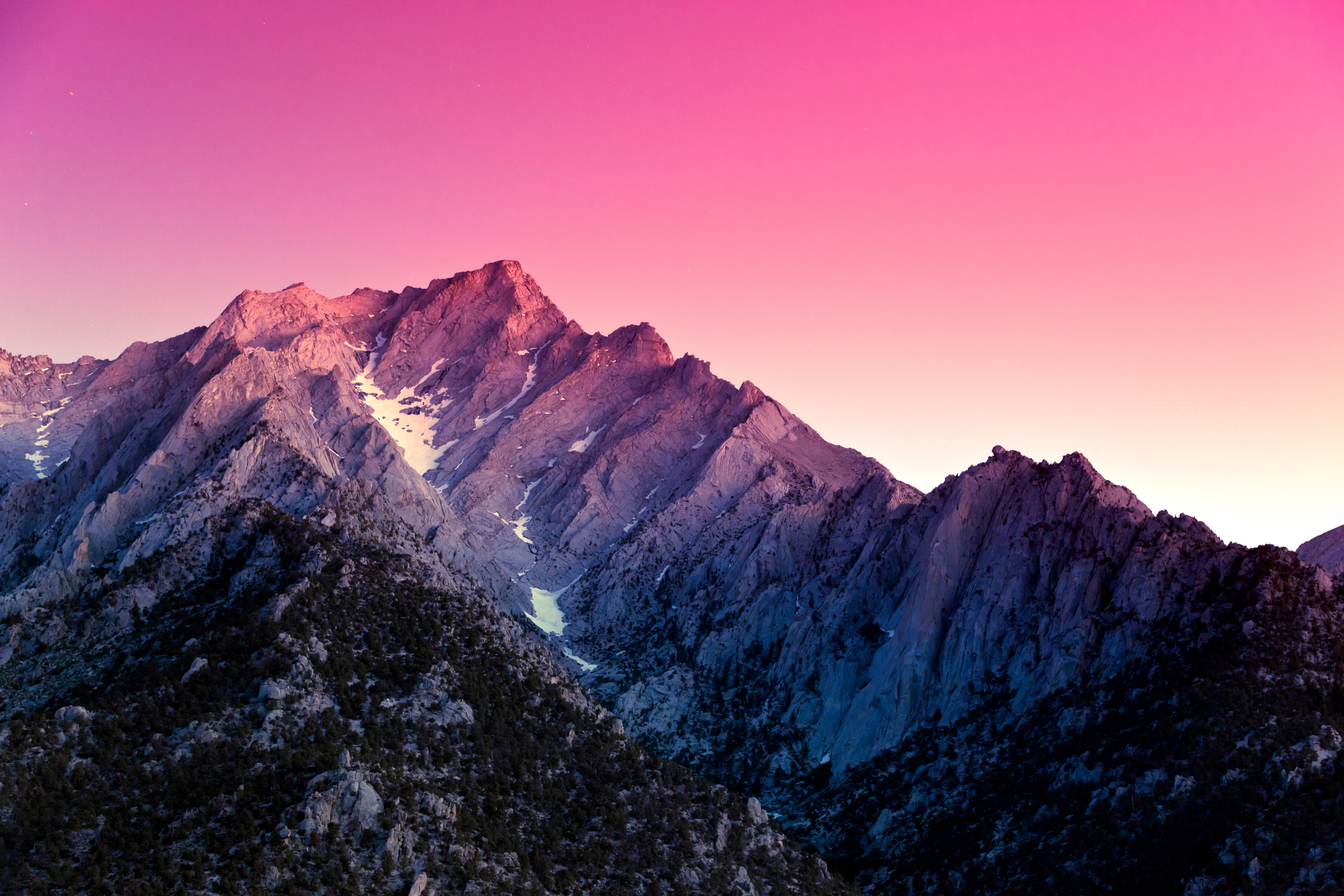 3840x2160. LG Nexus 5 16gb d821. Горы. Красивые горы. Розовые горы.