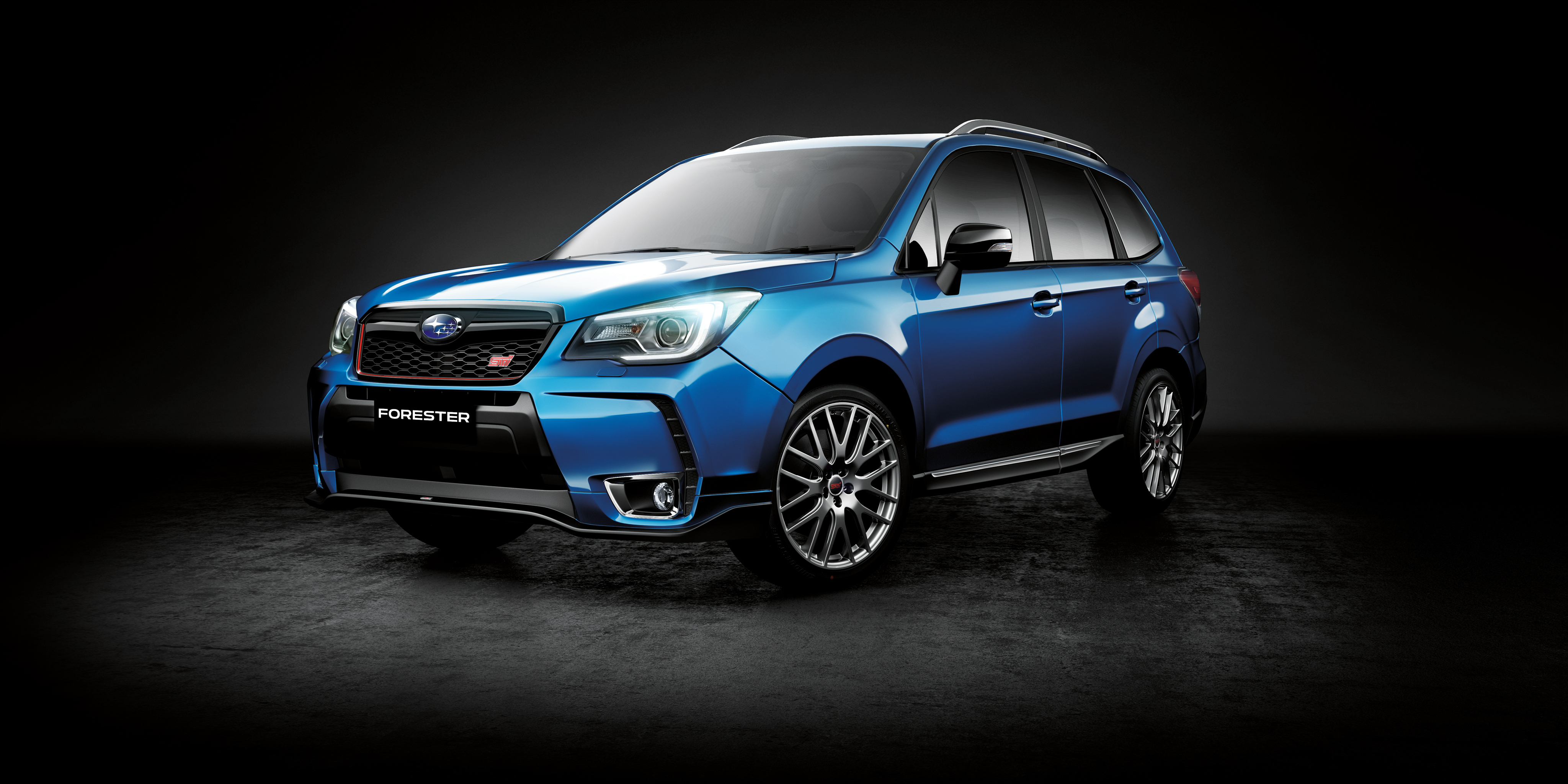 Картинки Subaru Forester синих Металлик Автомобили 4096x2048