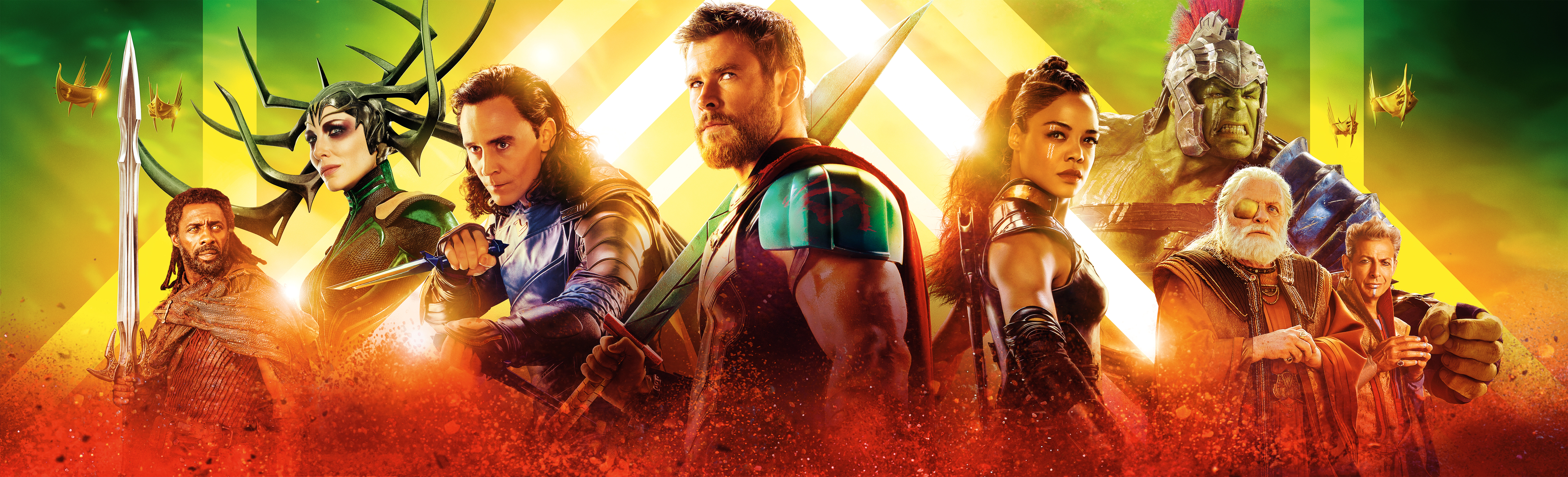  Thor: Ragnarok : Chris Hemsworth, Tom Hiddleston, Cate