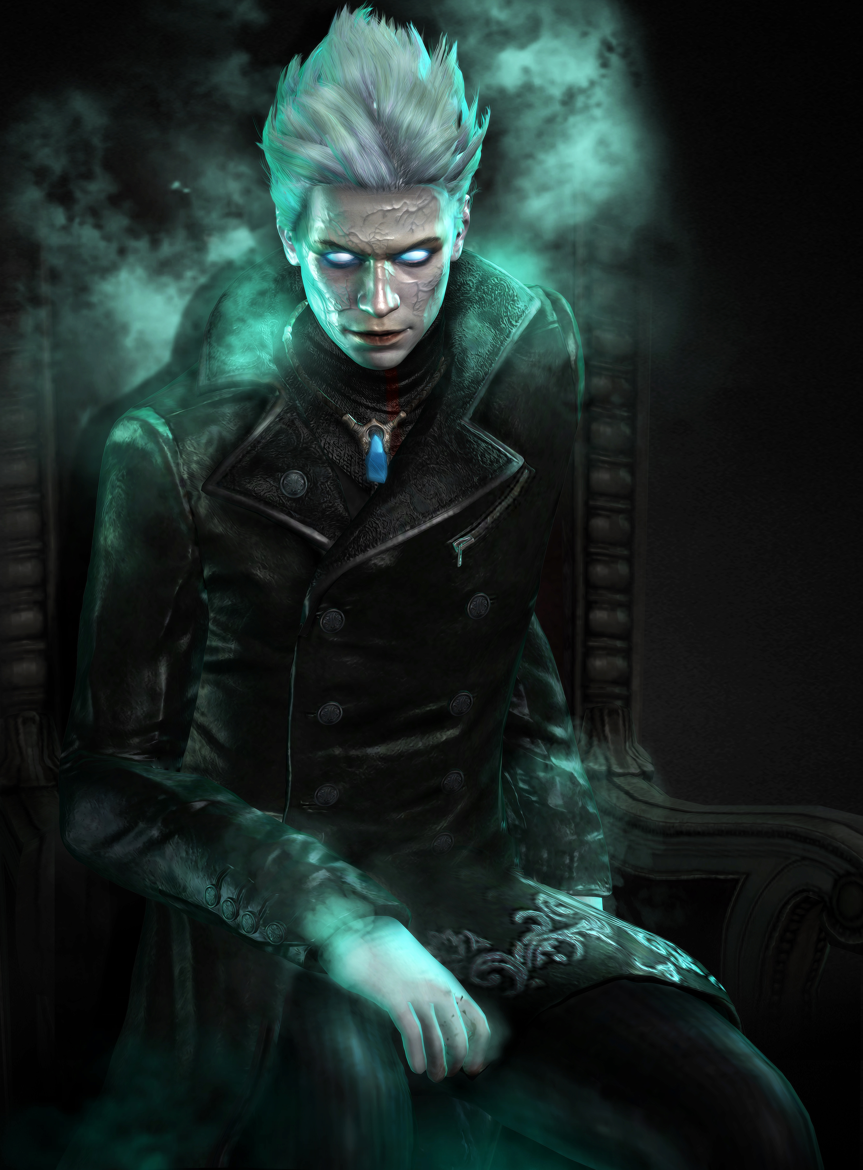 Обои для рабочего стола Devil May Cry мужчина Vergil 3572x4840