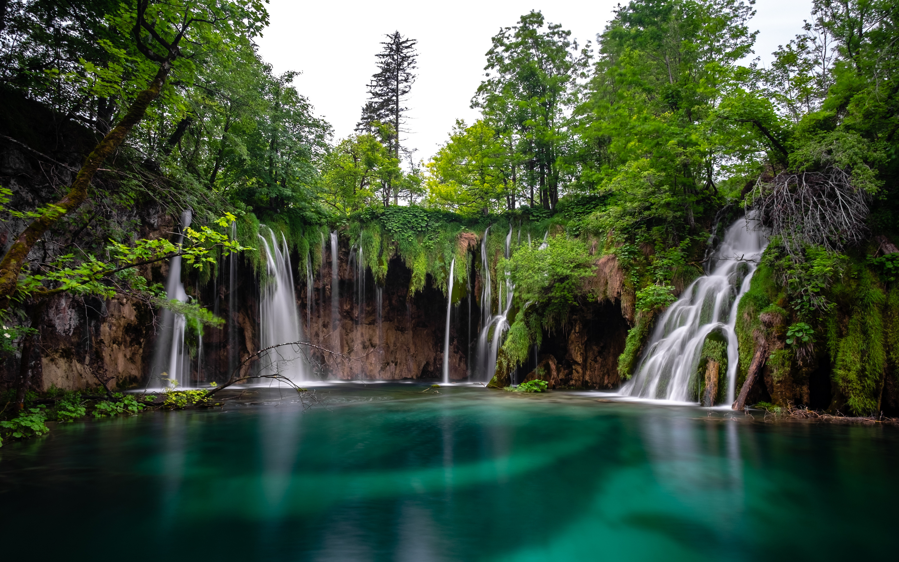 壁紙 3000x1875 クロアチア 公園 湖 滝 Plitvice Lakes 自然 ダウンロード 写真