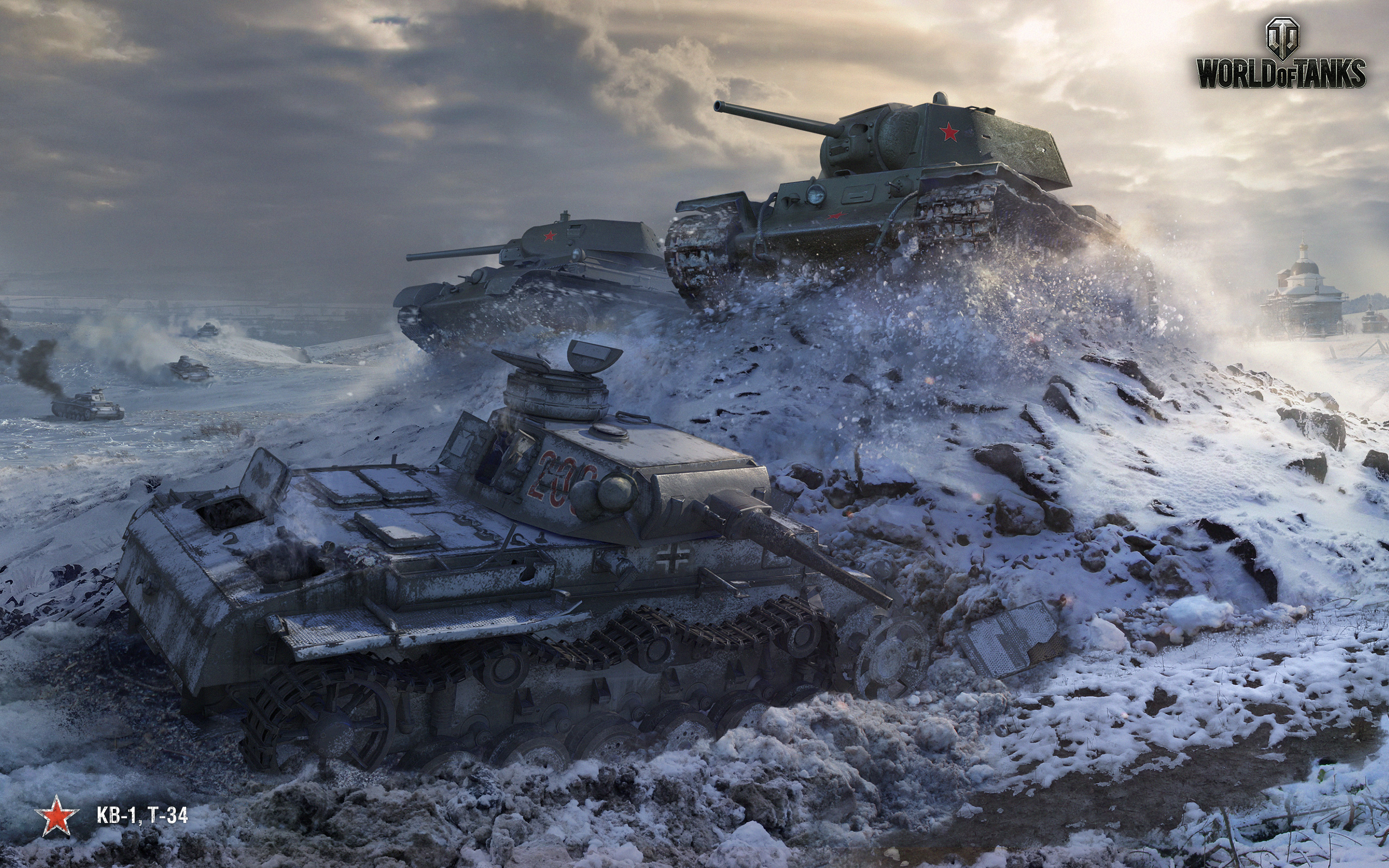 壁紙 2560x1600 戦車 T 34 ワールドオブタンクス Kv 1 Pzkpfw Iii ロシアの ドイツ語 ゲーム ダウンロード 写真
