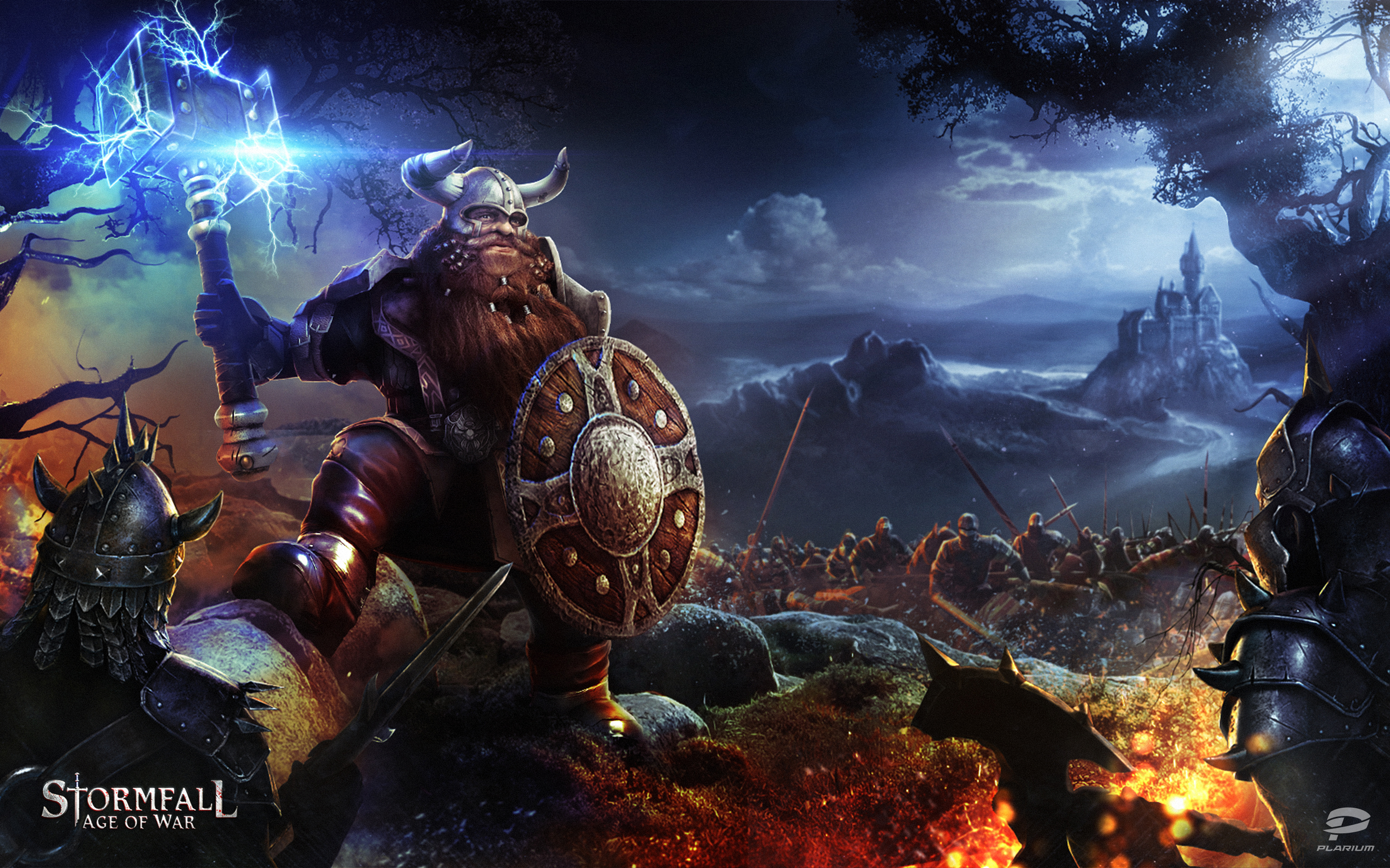 ，Stormfall: Age of War，勇士，矮人，錘武器，盾，电子游戏，游戏，奇幻作品，
