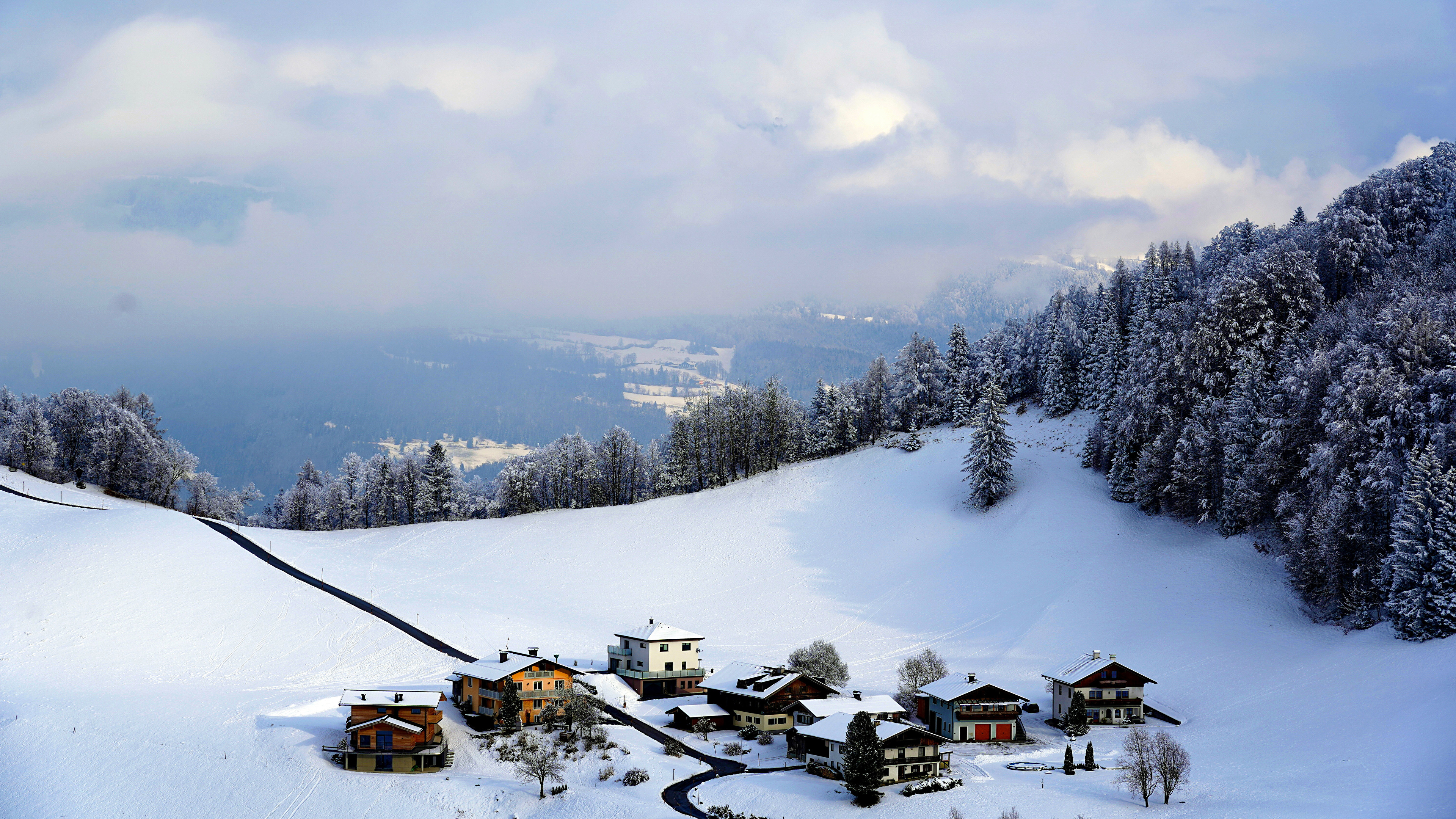 Снежные Альпы Австрия