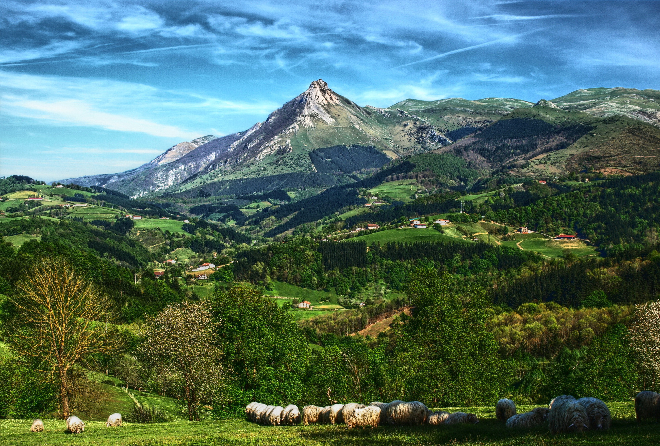 壁紙 2600x1755 スペイン 山 風景写真 Goierri 自然 ダウンロード 写真
