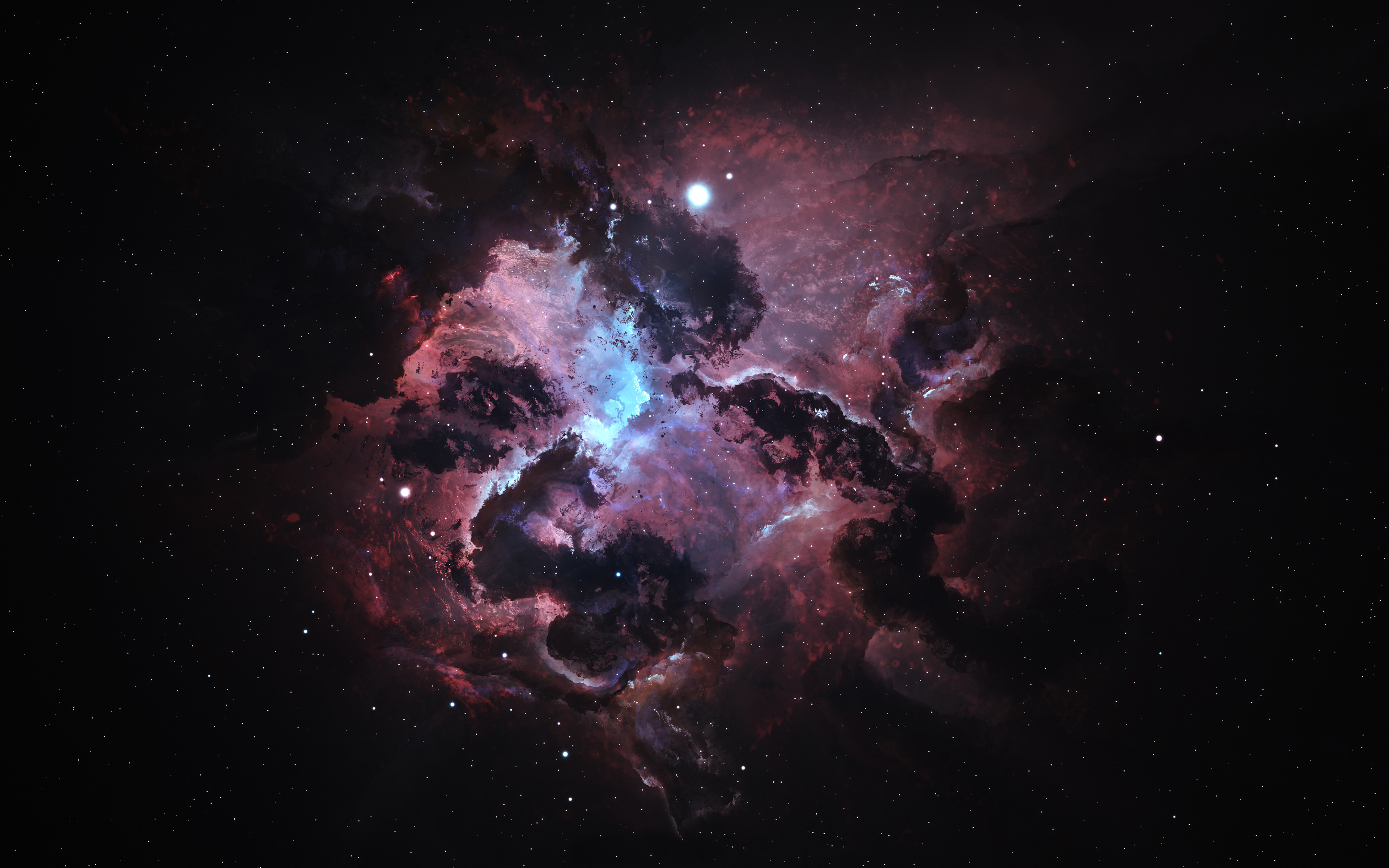 壁紙 空間内の星雲 Atlantis Nexus Nebula Starkiteckt 宇宙空間 ダウンロード 写真