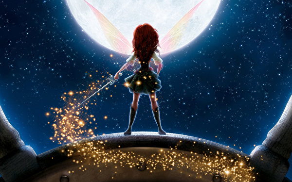 Fondos de Pantalla Campanilla Disney Magia Luna Animación descargar imagenes
