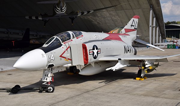 600x352，飛機，战斗机，F-4J, Phantom II，，航空，