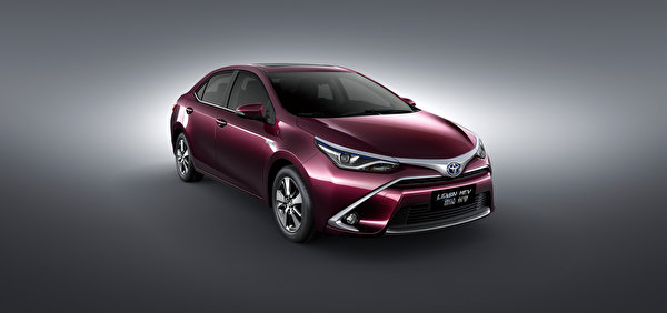 Photo Toyota 2015 HEV Levin Violet Metallic automobile 600x282