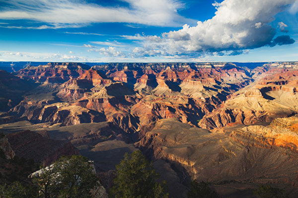 Photos Grand Canyon Park USA Nature Mountains Sky Parks 600x400