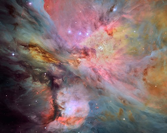 Afbeelding Nevels en gaswolken Orion Nebula Messier 42, M42 Ruimte 562x450