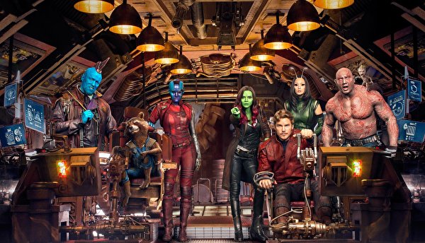 Fondos de escritorio Guardianes de la Galaxia Vol. 2 Varón baby Groot, Mantis, Nebula, Rocket, Drax, Groot, Gamora Celebridad Chicas