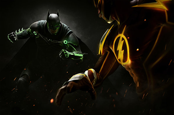 600x398 Heróis de quadrinhos Batman Herói Flash Herói Injustice 2 videojogo, super-heróis Jogos