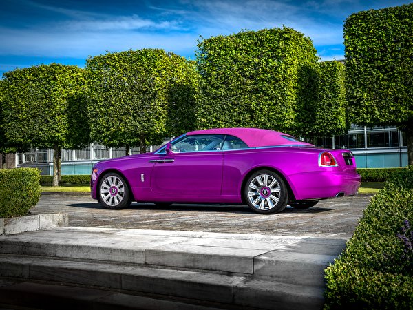 Fondos de escritorio Rolls-Royce Violeta color Lujo 2017 Dawn in Fuxia