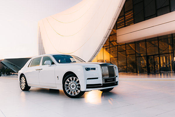 Fondos de escritorio Rolls-Royce Blanco Metálico Lujo 2019 Phantom Tranquillity el carro