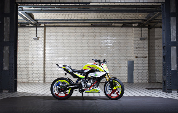 600x383 BMW - Motocicleta Tuning 2015 Concept Stunt G 310 Lateralmente moto, motociclo, motocicletas Motocicleta