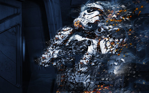 Papel de Parede Desktop Exército dos Clones Guerreiro Soldados Star Wars - Filme Stormtrooper Filme