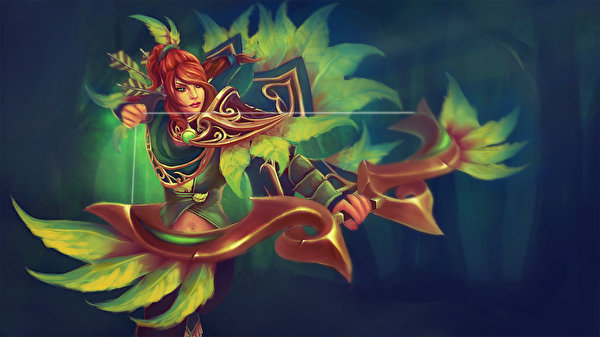 Windranger Loading Screen [Hawkeye Ranger] - DOTA 2 Game Wallpapers Gallery