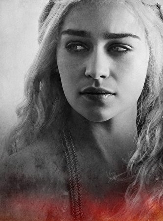 Papel de Parede Desktop Game of Thrones Daenerys Targaryen Emilia Clarke De perto Rosto Celebridade Meninas