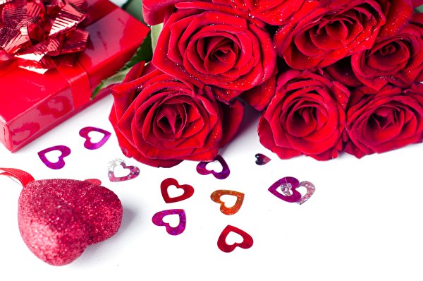 Hintergrundbilder Rosen Valentinstag Rot Herz Blumen