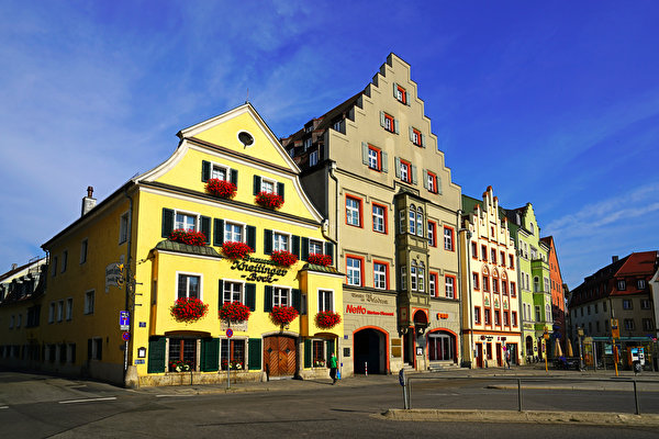Fotos Deutschland Haus Bayern Platz Regensburg Städte