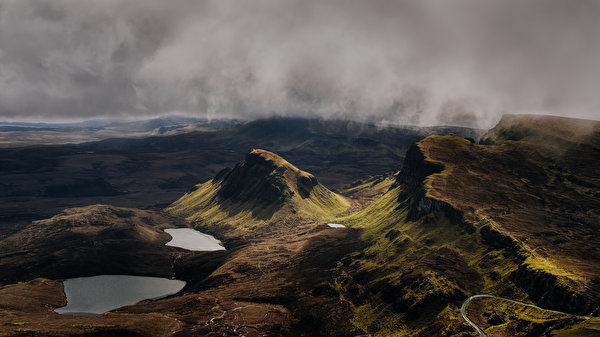 Fondos de escritorio Escocia Montañas Nube Naturaleza