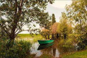 Fondos de escritorio Barcos Ríos Austria Vorarlberg Naturaleza